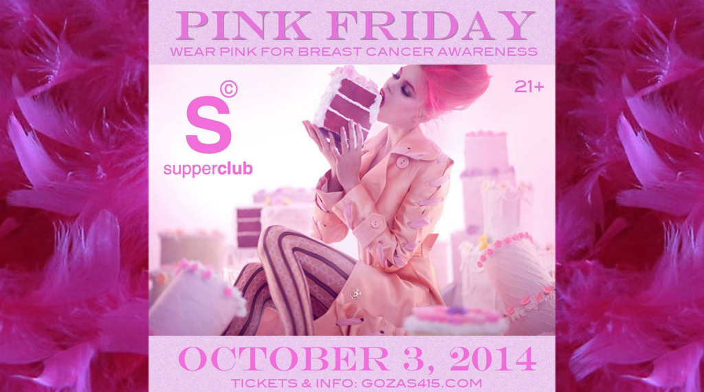 Pink Friday, Weekend Lineup