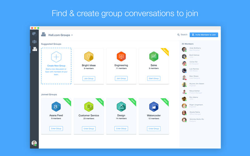group chat and instant message for companies